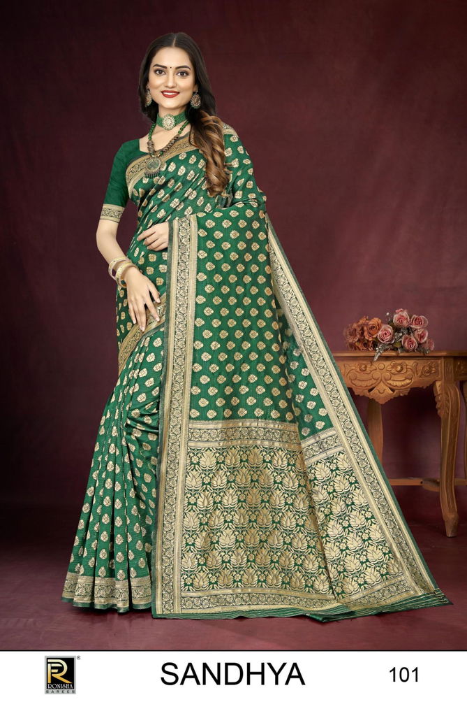 Sandhya By Ronisha Designer Banarasi Silk Sarees Wholesale Clothing Suppliers In India
